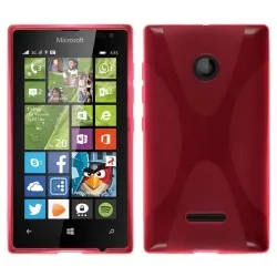 Funda Gel Tpu Microsoft Lumia 435 X Line Color Rosa