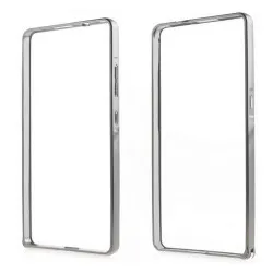 Funda Bumper Plata Aluminio para Huawei Honor 7