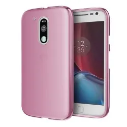 Funda Gel Tpu Motorola Moto G4 / G4 Plus  Color Rosa