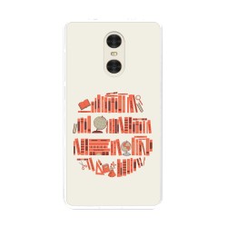 Funda Gel Tpu para Xiaomi Redmi Pro 5.5" Diseño Mundo-Libro Dibujos