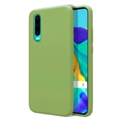 Funda Silicona Líquida Ultra Suave para Huawei P30 color Verde
