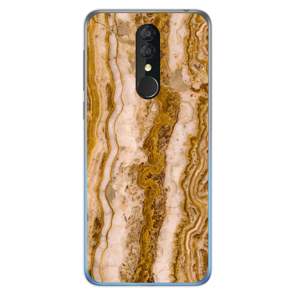 Funda Gel Tpu para Alcatel 3 2019 diseño Mármol 10 Dibujos