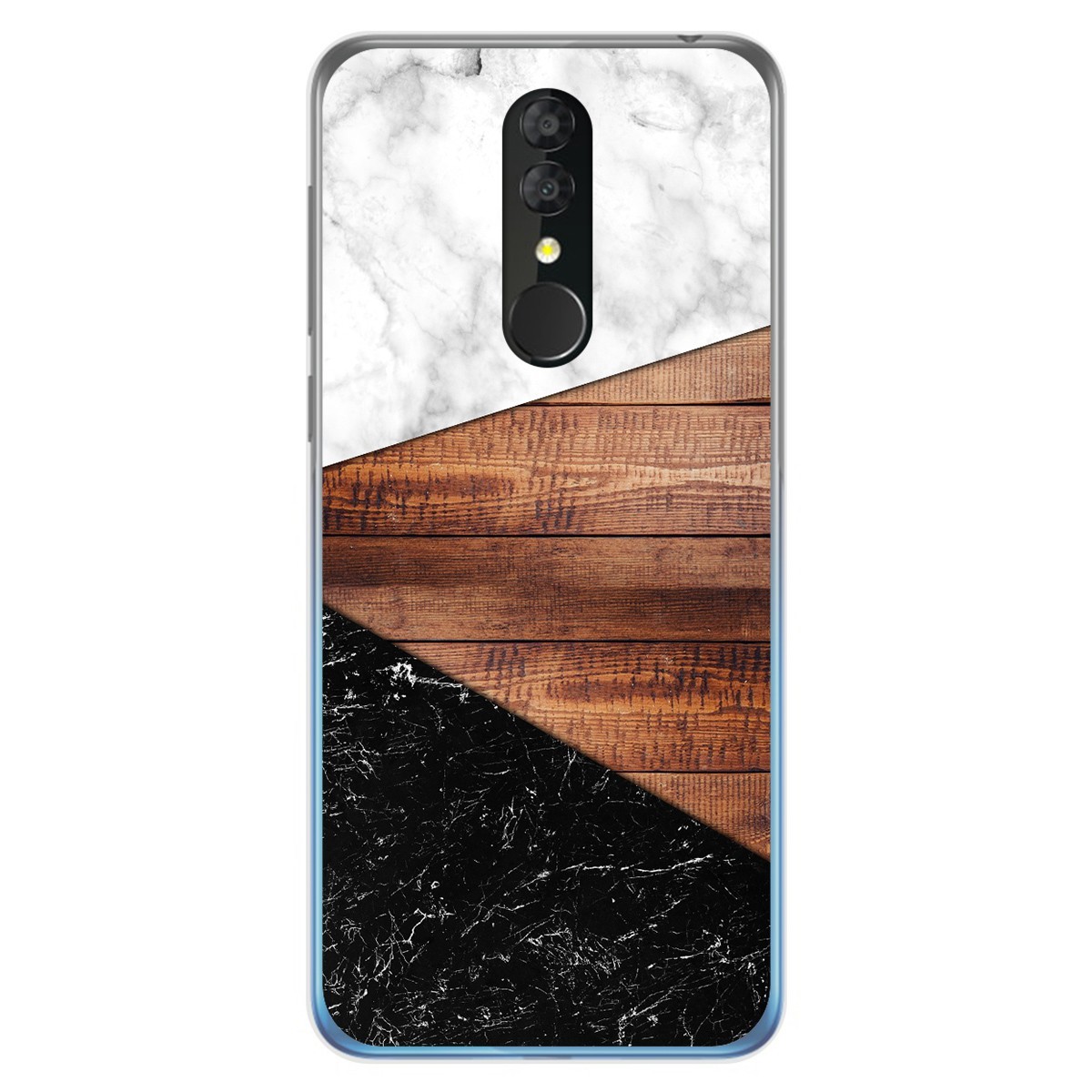 Funda Gel Tpu para Alcatel 3 2019 diseño Mármol 11 Dibujos