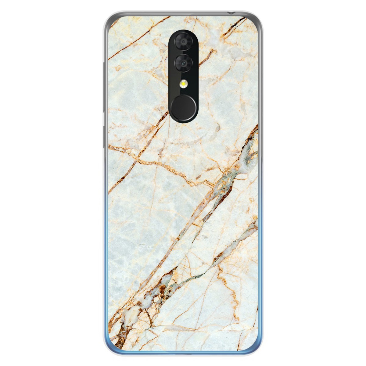 Funda Gel Tpu para Alcatel 3 2019 diseño Mármol 13 Dibujos