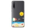 Funda Gel Transparente para Xiaomi Mi 9 diseño Playa Dibujos