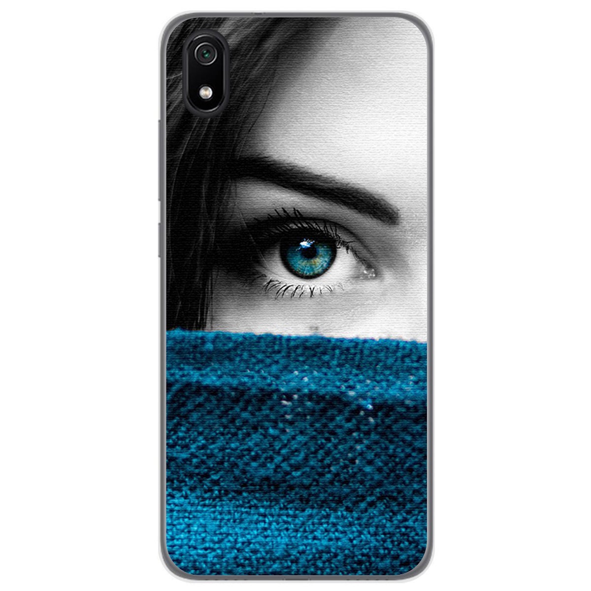 Funda Gel Tpu para Xiaomi Redmi 7A diseño Ojo Dibujos