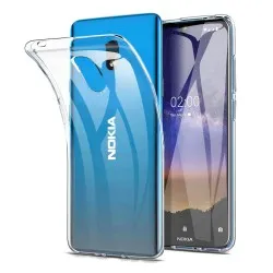 Funda Gel Tpu Fina Ultra-Thin 0,5mm Transparente para Nokia 2.2