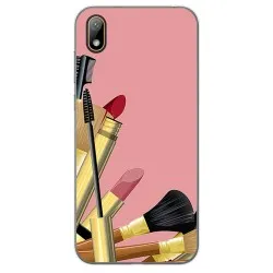 Funda Gel Tpu para Huawei Y5 2019 diseño Brochas Dibujos