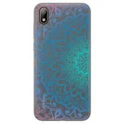 Funda Gel Transparente para Huawei Y5 2019 diseño Mandala Dibujos