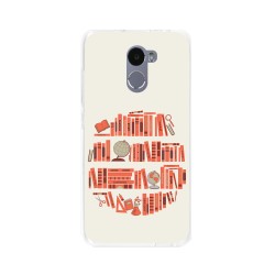 Funda Gel Tpu para Xiaomi Redmi 4 Diseño Mundo-Libro Dibujos