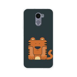 Funda Gel Tpu para Xiaomi Redmi 4 Diseño Tigre Dibujos