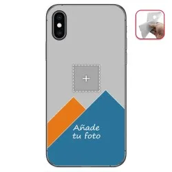 Personaliza tu Funda Gel Mate con tu Fotografia para Iphone Xs Max dibujo personalizada