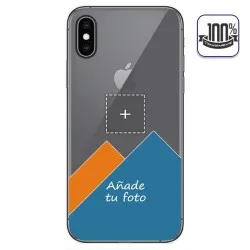 Personaliza tu Funda Gel 100% Transparente con tu Fotografia para Iphone Xs Max dibujo personalizada