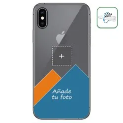 Personaliza tu Funda Pc + Tpu 360 con tu Fotografia para Iphone Xs Max dibujo personalizada