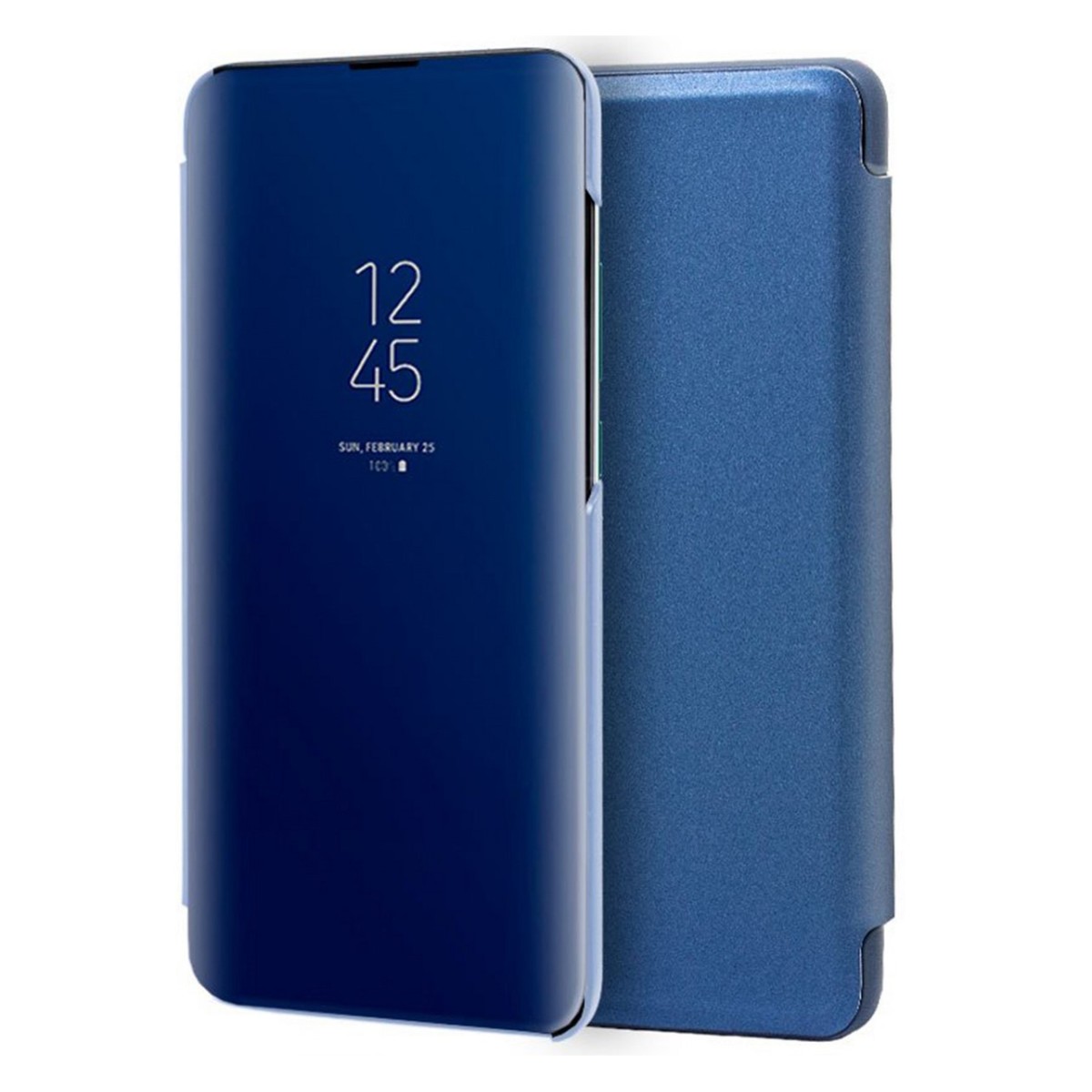 Funda Flip Cover Clear View para Xiaomi Redmi Note 8 (2019/2021) color Azul