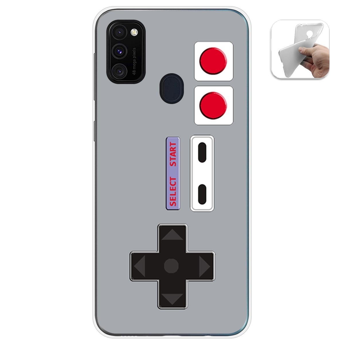 Funda Gel Tpu para Samsung Galaxy M30s / M21 diseño Consola Dibujos