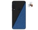 Funda Gel Tpu para Motorola One Macro diseño Cuero 02 Dibujos