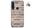 Funda Gel Tpu para Motorola One Macro diseño Ladrillo 01 Dibujos