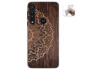 Funda Gel Tpu para Motorola One Macro diseño Madera 06 Dibujos