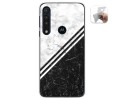 Funda Gel Tpu para Motorola One Macro diseño Mármol 01 Dibujos