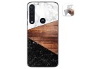 Funda Gel Tpu para Motorola One Macro diseño Mármol 11 Dibujos