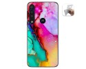 Funda Gel Tpu para Motorola One Macro diseño Mármol 15 Dibujos