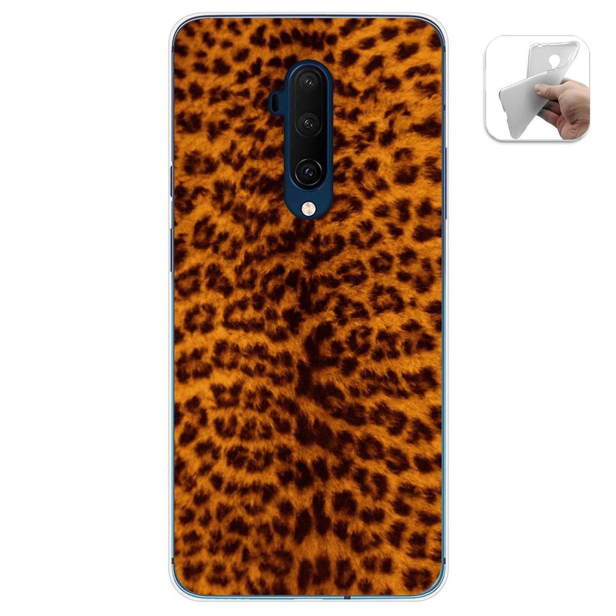 Funda Gel Tpu para Oneplus 7T Pro diseño Animal 03 Dibujos