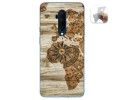 Funda Gel Tpu para Oneplus 7T Pro diseño Madera 07 Dibujos