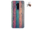 Funda Gel Tpu para Oneplus 7T Pro diseño Madera 10 Dibujos