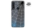 Funda Gel Transparente para Motorola One Macro diseño Araña Dibujos