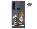 Funda Gel Transparente para Motorola One Macro diseño Avestruz Dibujos