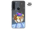 Funda Gel Transparente para Motorola One Macro diseño Cabra Dibujos