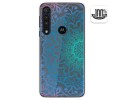 Funda Gel Transparente para Motorola One Macro diseño Mandala Dibujos