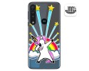 Funda Gel Transparente para Motorola One Macro diseño Unicornio Dibujos