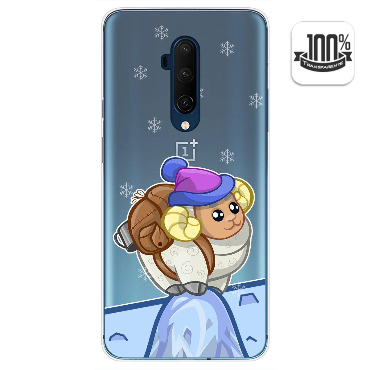 Funda Gel Transparente para Oneplus 7T Pro diseño Cabra Dibujos