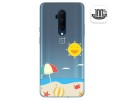 Funda Gel Transparente para Oneplus 7T Pro diseño Playa Dibujos