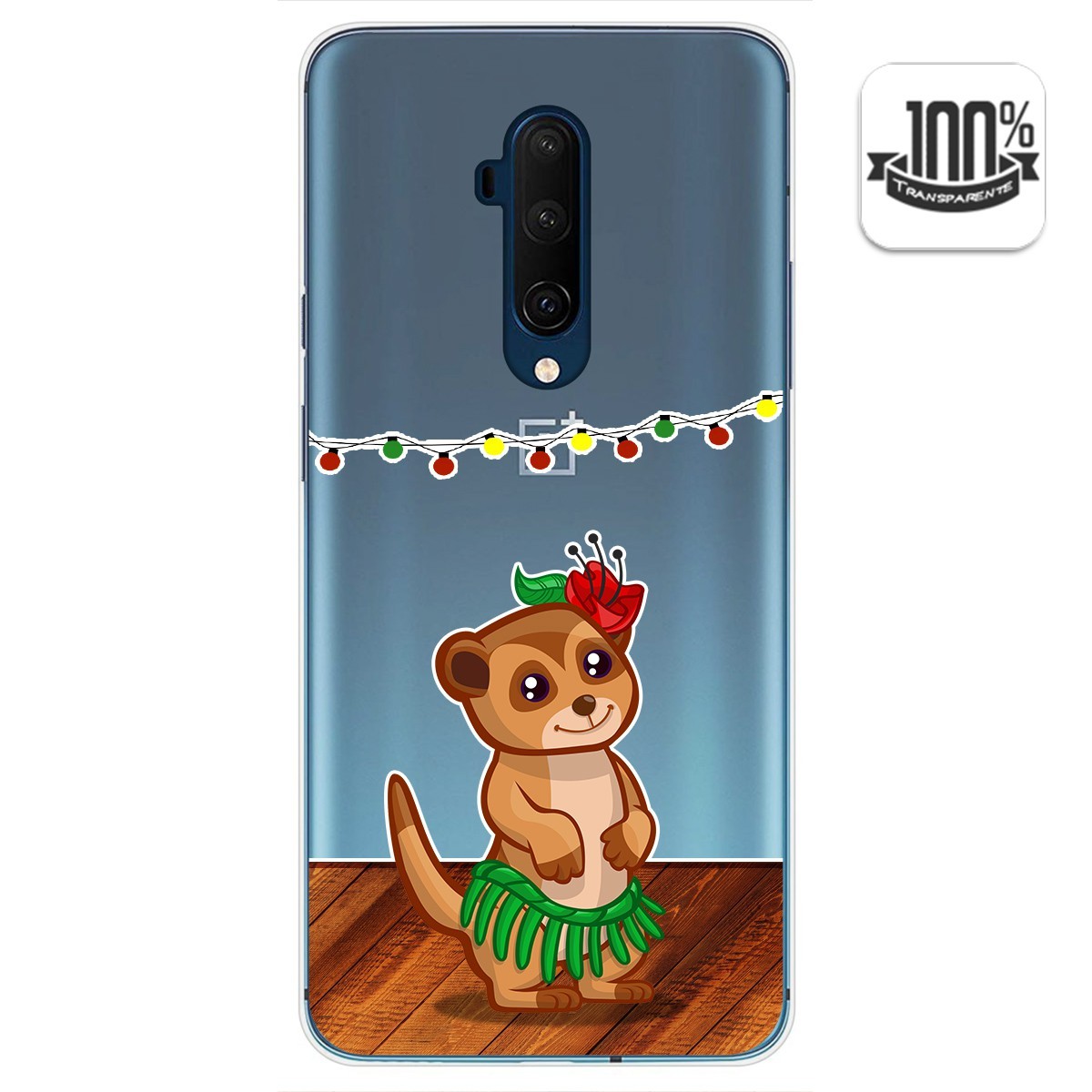 Funda Gel Transparente para Oneplus 7T Pro diseño Suricata Dibujos