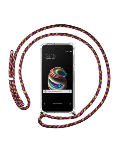 Xiaomi Redmi 5A Funda Colgante con cordón color Negro| Envio Gratis