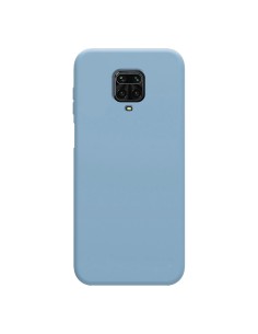 Funda Silicona Líquida Ultra Suave para Xiaomi Redmi Note 9S / Note 9 Pro  color Azul Celeste