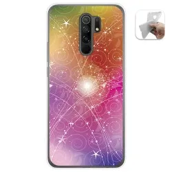 Funda Gel Tpu para Xiaomi Redmi 9 diseño Abstracto Dibujos