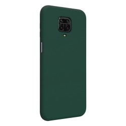 Funda de Silicona Xiaomi Redmi Note 9 Pro / 9s (verde oscuro) - Funda -movil.es