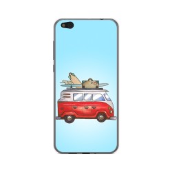 Funda Gel Tpu para Xiaomi Mi 5C Diseño Furgoneta Dibujos