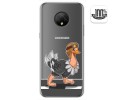 Funda Gel Transparente para Doogee X95 diseño Avestruz Dibujos