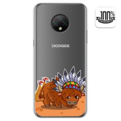 Funda Gel Transparente para Doogee X95 diseño Bufalo Dibujos