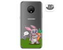 Funda Gel Transparente para Doogee X95 diseño Conejo Dibujos