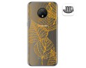 Funda Gel Transparente para Doogee X95 diseño Hojas Dibujos