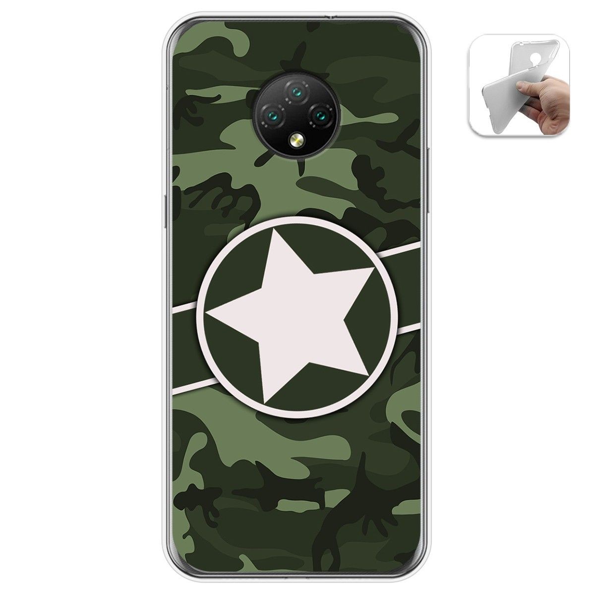 Funda Gel Tpu para Doogee X95 diseño Camuflaje 01 Dibujos