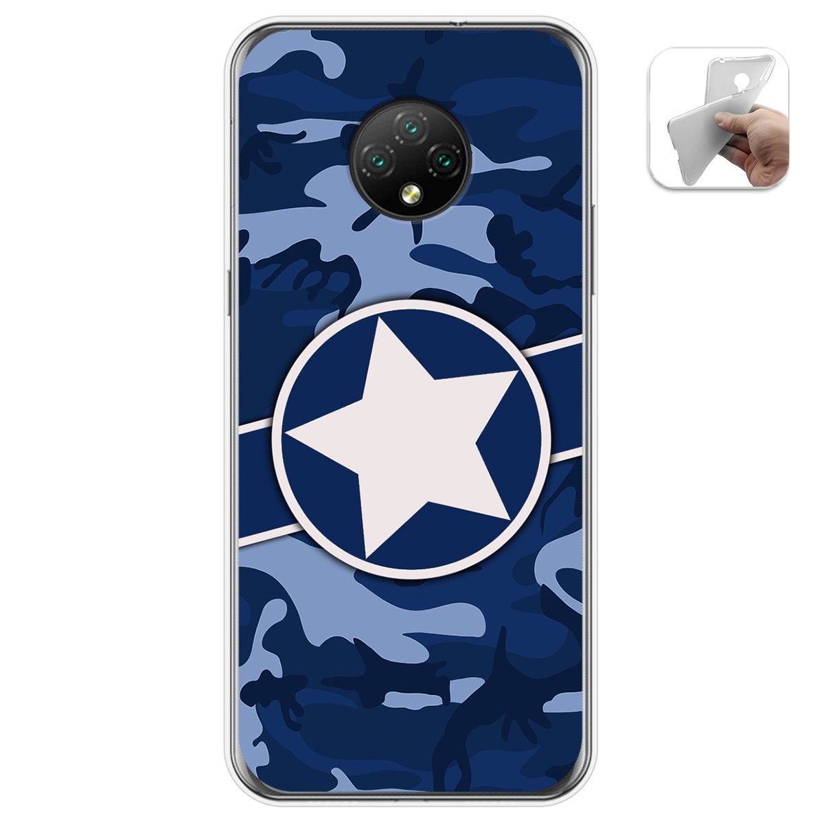 Funda Gel Tpu para Doogee X95 diseño Camuflaje 03 Dibujos