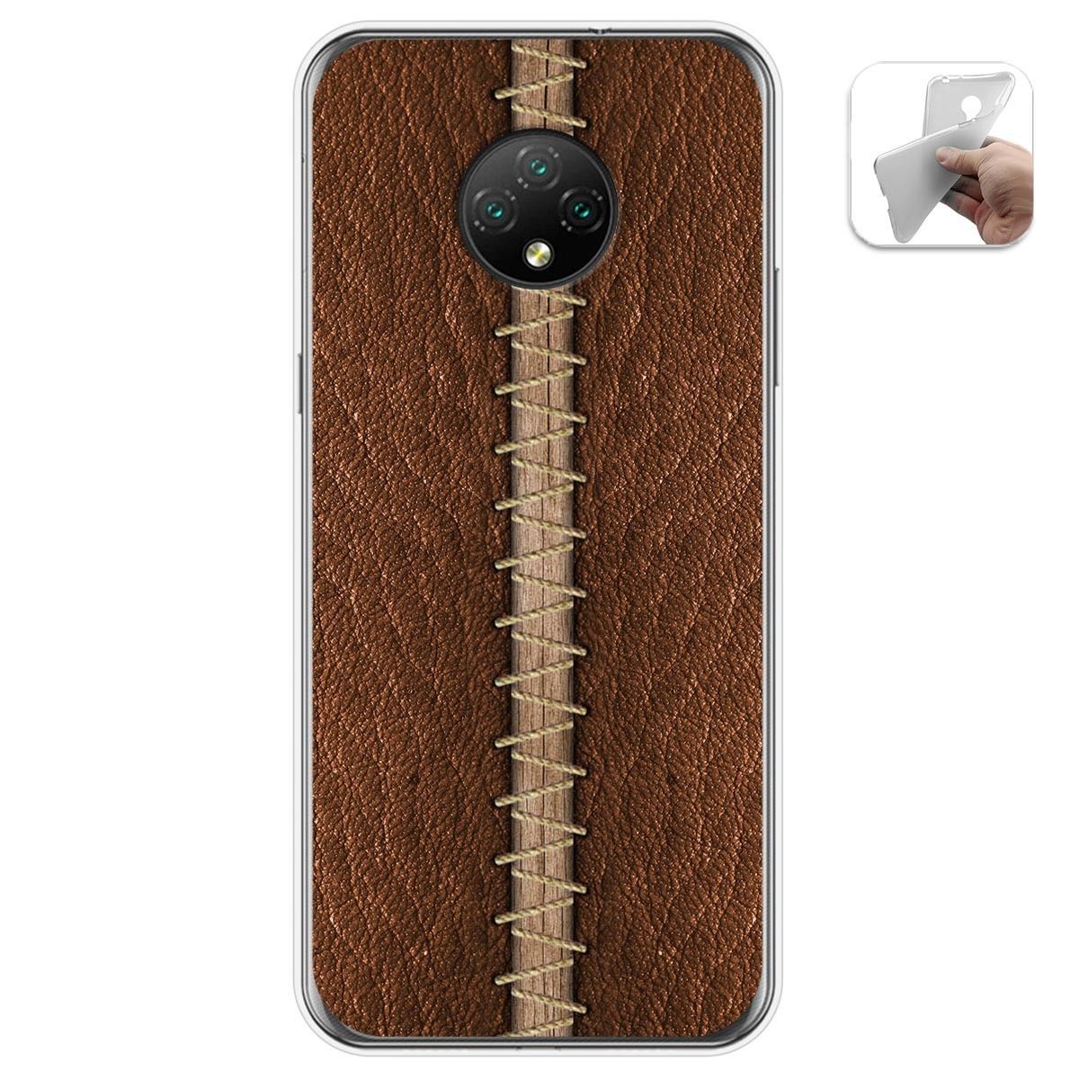 Funda Gel Tpu para Doogee X95 diseño Cuero 01 Dibujos