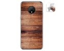 Funda Gel Tpu para Doogee X95 diseño Madera 02 Dibujos